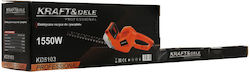 Kraft & Dele KD5103 Electric Hedge Trimmer 1550W with Blade 30cm