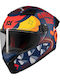 Axxis Fenix Angry face C5 Black/Red Mat Κράνος Μηχανής Full Face DOT / ECE 22.06 με Sunvisor