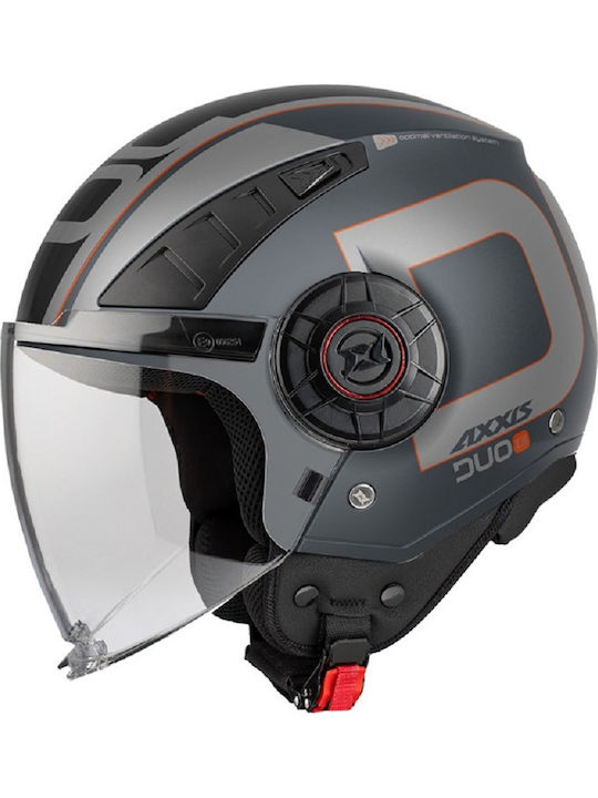Axxis Metro S Duo C2 Grey Matt Κράνος Μηχανής J...