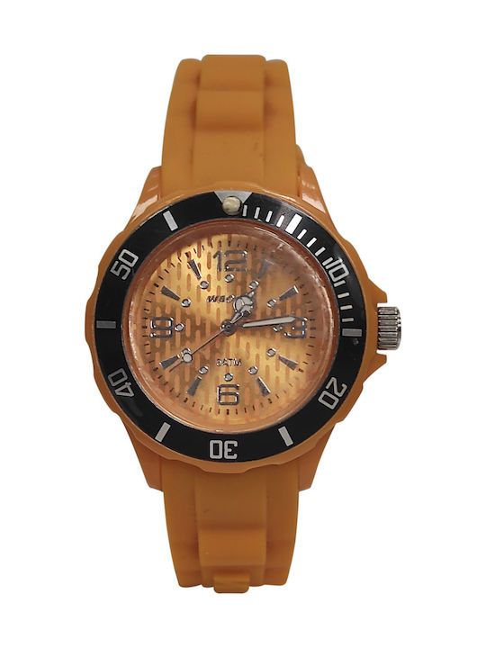 Παιδικό Αναλογικό Ρολόι 39mm Waooh Πορτοκαλί