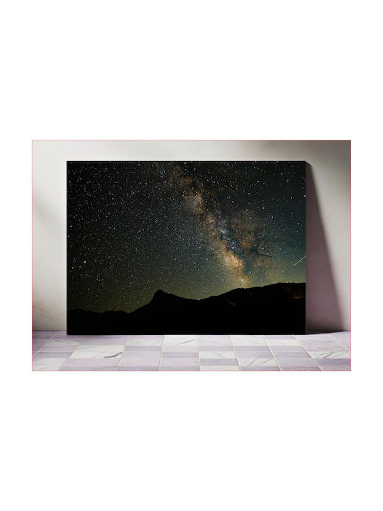 Панел Starry Night Over Mountains Една Нощ Над ...