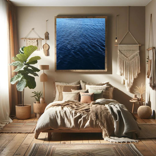 Deep Blue Sea Gemälde Βαθige Blaue See 70x70
