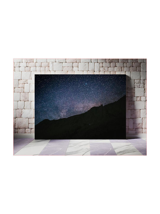 Панел Starry Night Over Mountains Една Нощ Над ...