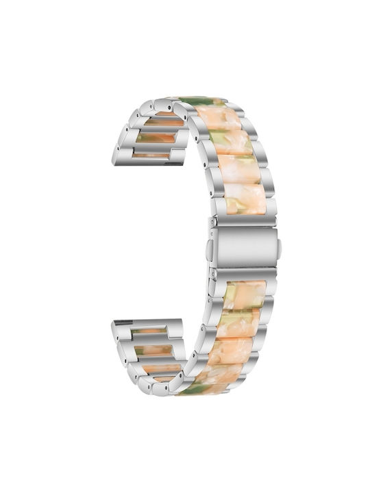 Λουράκι Dual-color Μεταλλικό Ρητίνης Coros Pace 3 Silver+pink Green