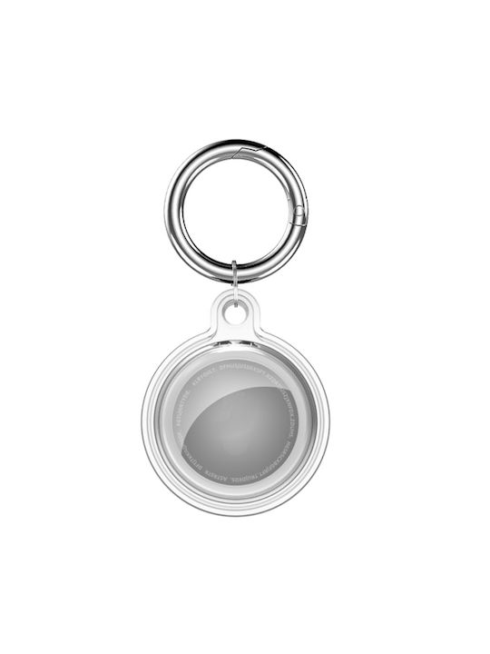 Силиконов Калъф Airtag Crystal Clear Удароустойчив Брелок Прозрачен