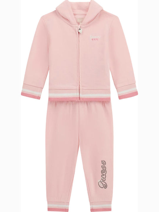 Kids Sweatpants Set Cotton Candy Pink 2pcs Active