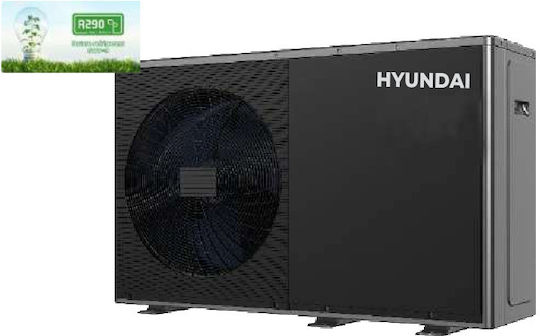 Hyundai Αντλία Θερμότητας 8kW Μονοφασική 75°C Monoblock