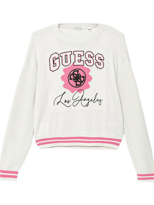 Guess Πουλόβερ Pure White