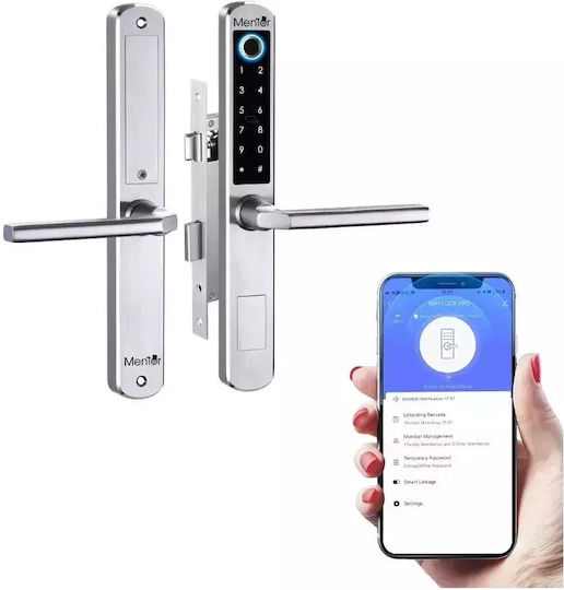 Lacăt Electronic în culoare Argintiu cu Conectivitate Wi-Fi