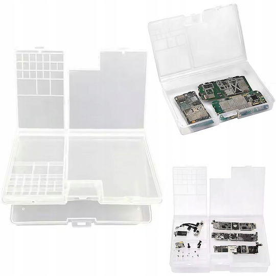 Rosfix Organizator pentru Compartimentul de Unelte Transparentă 18x11.5x3.5cm.