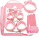 Kinksters BDSM Kit σε Ροζ Χρώμα 7τμχ