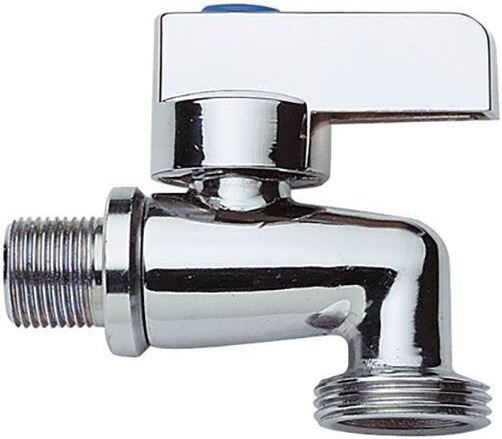 Kran- und Ventil für Waschmaschine Sphärischer Ecke 1/2" Anschluss x 3/4" Anschluss 197 Remer