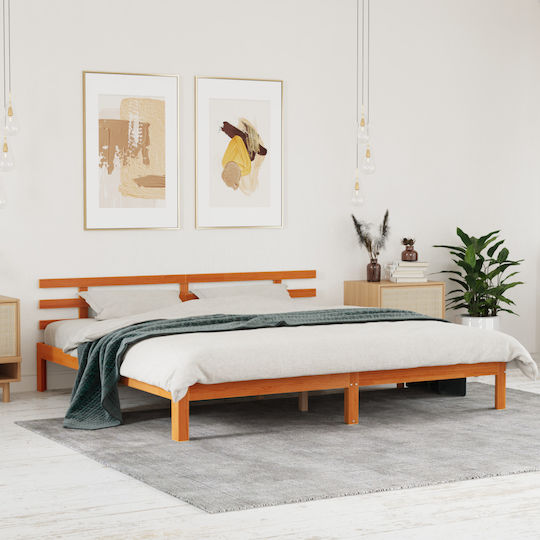 Κρεβάτι King Size για Στρώμα 200x200cm Κεραμιδί Κρεβάτι King Size για Στρώμα 200x200cm Κεραμιδί