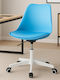 Rotating Chair Visitor with Wheels in Blue Color 1pcs