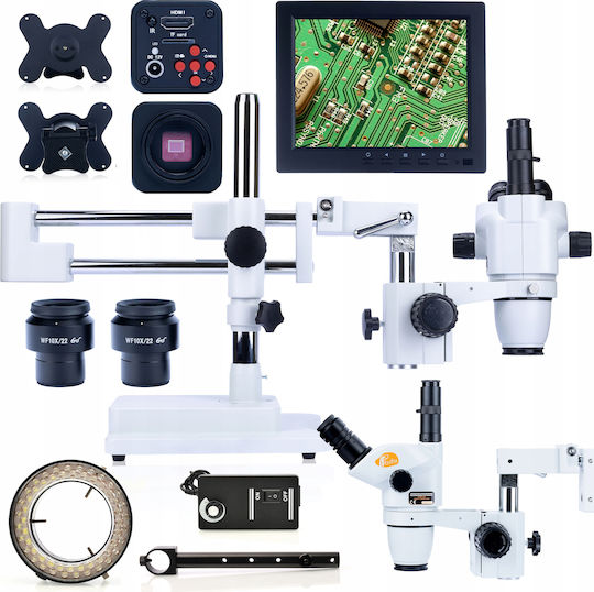Rosfix Stereo / Biological Educational Trinocular Microscope