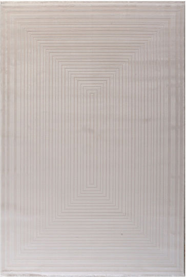 Tzikas Carpets 72821-weiß Teppich Rechteckig Synthetisch,Polyester/Cotton/Leather White-Cream