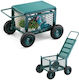 Garden Cart Four-wheel with Maximum Load Weight 181kg