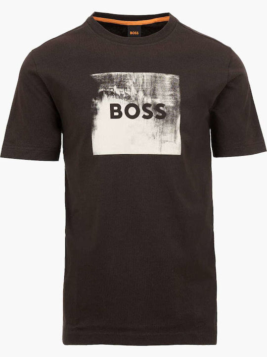 Boss Тениска Кафява