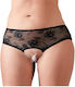 Crotchless Plus Size Panties Pearls
