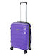 Seagull Cabin Travel Suitcase Hard Purple with 4 Wheels Height 55cm SG180-55-Purple