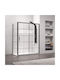 Karag Frame Shower Screen for Shower with Sliding Door 70x190cm Black