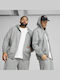 Sweatshirt with Hood Gray