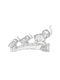 Galifas Decorative Elephant made of Crystal 17x4.6x9cm 1pcs