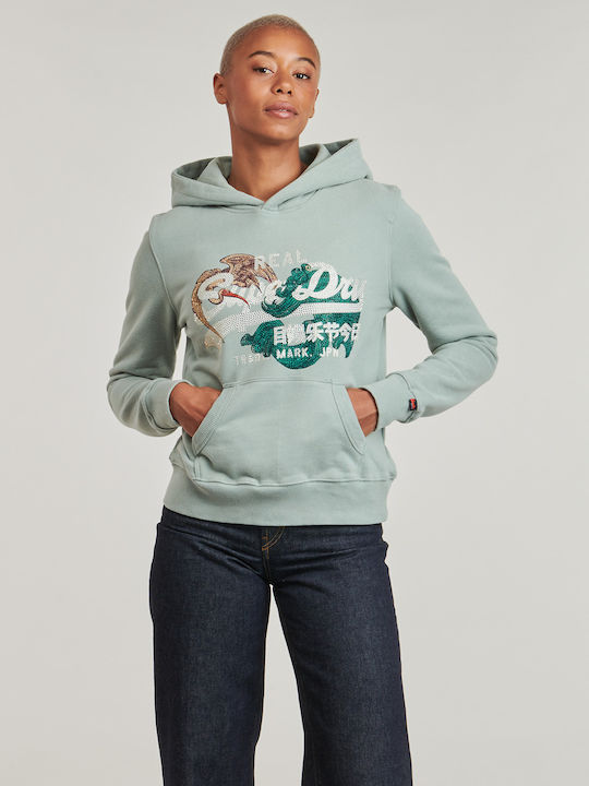 Superdry Vintage Logo Women's Sweatshirt Hooded...