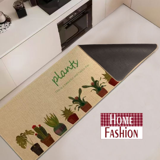 Go Smart Home Kitchen Mat Runner with Anti-slip Underlay Printed 60x150εκ.