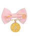 Excite-Fashion Child Safety Pin made of Gold Plated Silver with Constantinato