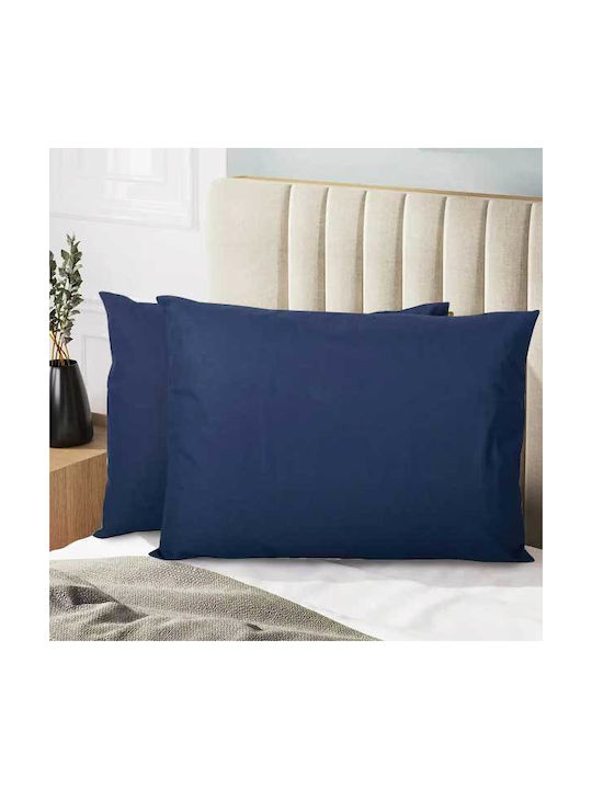SpitiBazaar Kissenbezug-Set Blue 50x70cm.