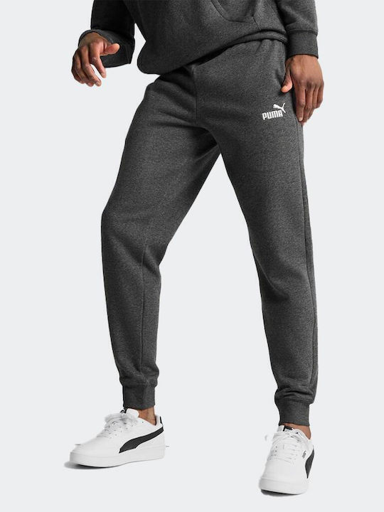 PUMA Soccer Sweatpants with Cuffs Gray