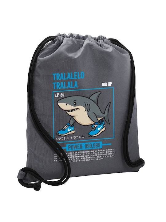 Koupakoupa Tralalero Tralala Gym Backpack Gray