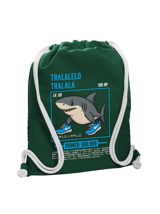 Koupakoupa Tralalero Tralala Gym Backpack Green