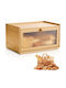 Vevor Ψωμιέρα από Bamboo Μπεζ 40x25x22cm