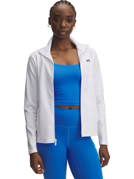 Under Armour Γυναικείο Μπουφάν για Χειμώνα White
