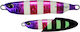 Künstliche Köder Duo Drag Metall Guss Slim 6,4cm 30g Magenta Indigo Zebra Leuchtend