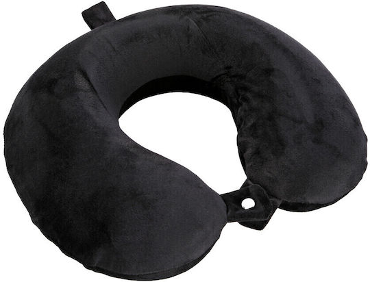 Lampa Μαξιλαράκι Ταξιδίου Μαξιλαράκι Memory Foam Μαύρο