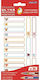 Global Gift Notizbuch-Etiketten Resist Stylos
