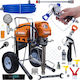 Rosfix Electric Paint Spray Gun 2200W with 6.5lt Container ZESTAW-3AXE-4B7R