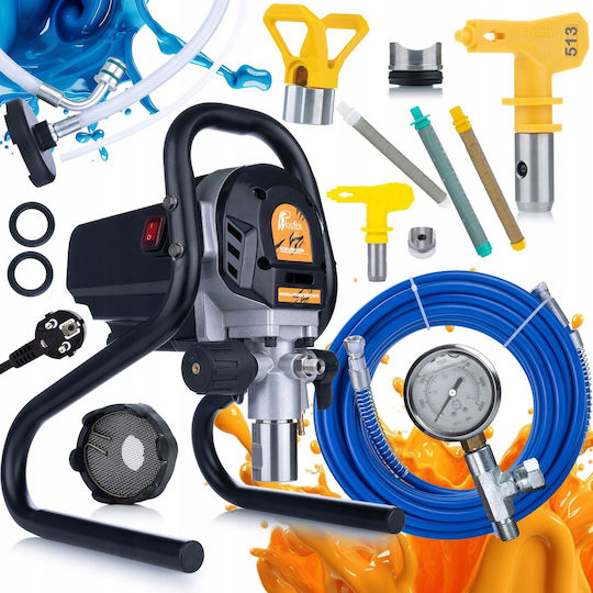 Rosfix ZESTAW-8Q1W-PT4B Ηλεκτρικό Πιστόλι Βαφής 1200W με Δοχείο 1.7lt