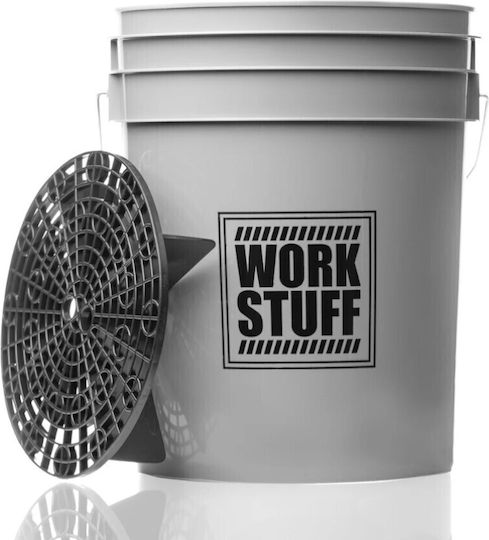 Work Stuff Găleată Din metal Capacitate 20lt Gri