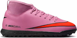 Nike Mercurial Superfly 10 Club TF Kinder Fußballschuhe und Stollenschuhe mit Rasen Magic Flamingo / Total Nike Mercurial Superfly 10 Club TF Kinder Fußballschuhe und Stollenschuhe mit Rasen Magic Flamingo / Total