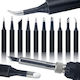 Set Black Soldering Tips 900m I-b-k-1.2d-1.6d-2.4d-3.2d-2c-3c-is Long-life Type 10pcs