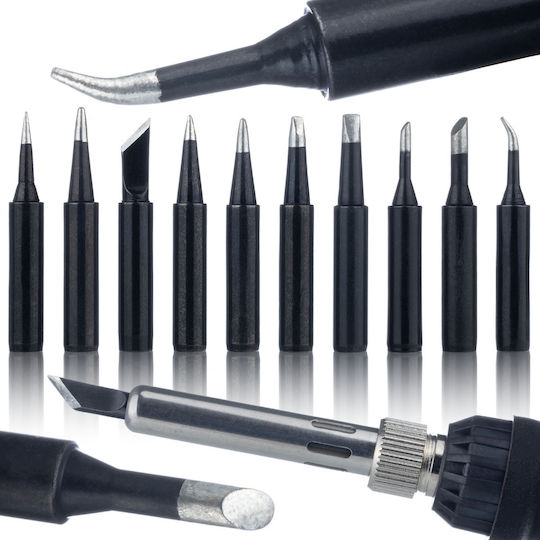 Set Black Soldering Tips 900m I-b-k-1.2d-1.6d-2.4d-3.2d-2c-3c-is Long-life Type 10pcs