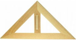 Holz-Dreieck Gleichschenkliges Tisch 35cm Griff