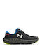 Ua Bgs Surge 4 Kids Sports Shoes Running with Laces Black