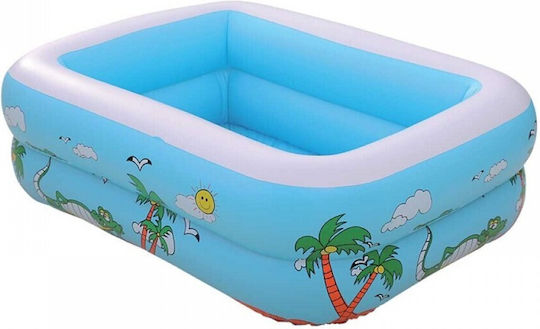 Детски Надуваем Басейн PVC 180x130x45см Светлосин