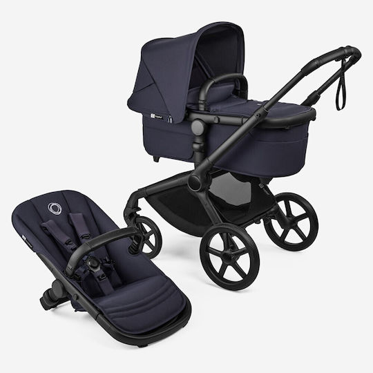 Bugaboo Fox 5 Adjustable 2 in 1 Baby Stroller Suitable for Newborn Black-Desert Taupe Melanze 9.9kg