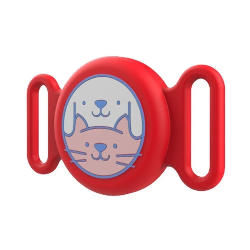 Protective Case Silicone for AirTag in Red color